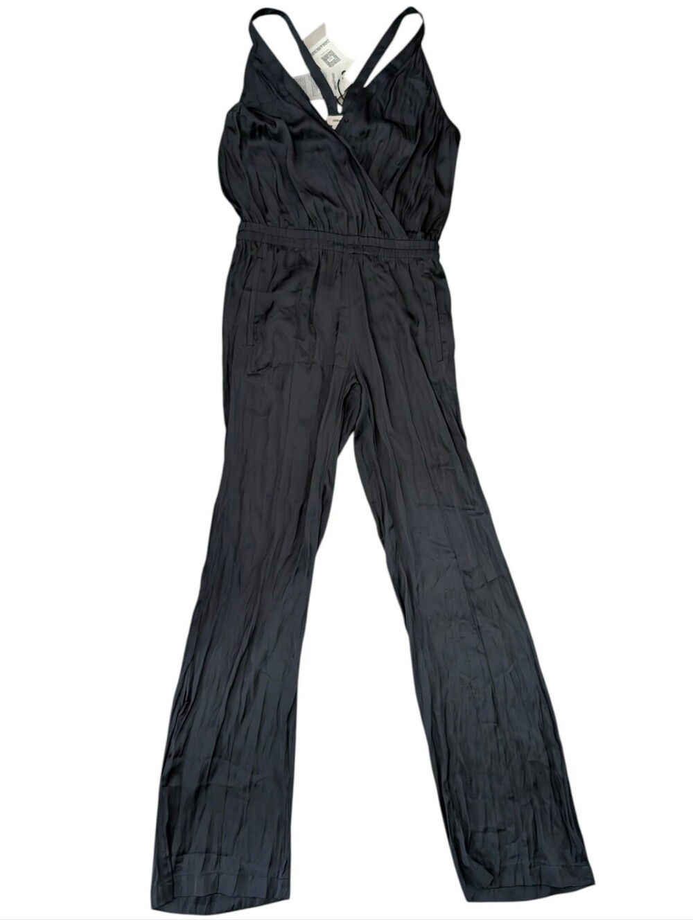 Zadig & Voltaire Black V-Neck Wide-Leg Jumpsuit